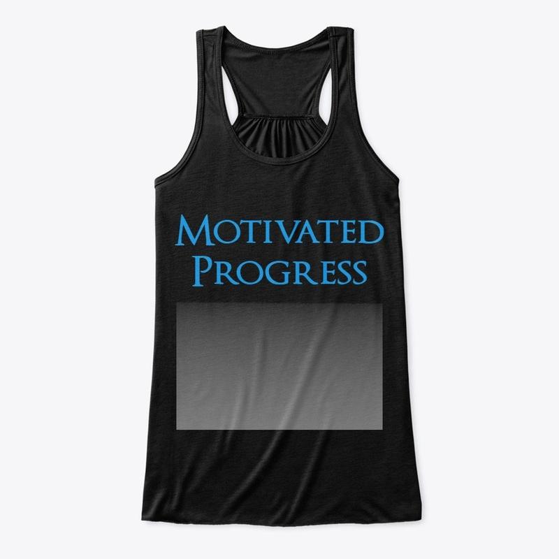 Grey gradient Motivated Progress shirt